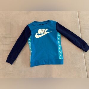 Toddler 4T Nike sweatshirt - blue - good used condition